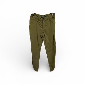 LRL Ralph Lauren Women's Olive Vintage  Chino Pants Size 10P